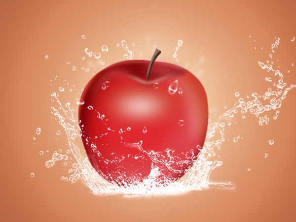 apple苹果水滴图片