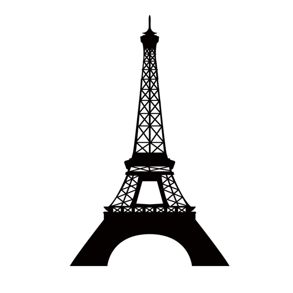 巴黎铁塔艾菲尔铁塔PSD