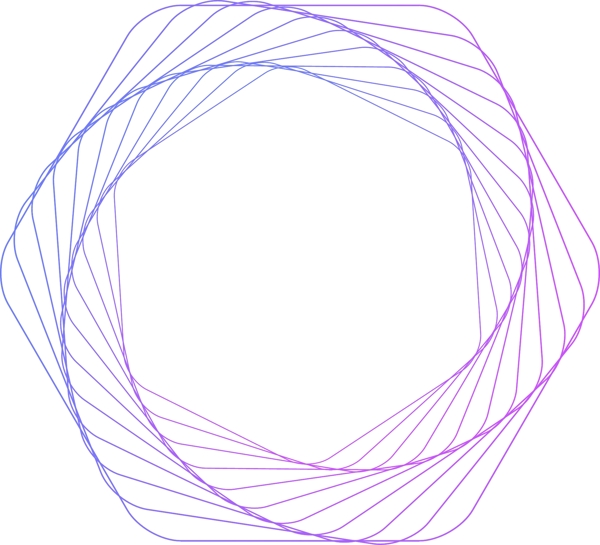 矢量渐变色科技几何图形可商用元素