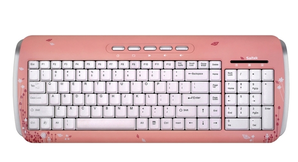 粉色系列键盘图片
