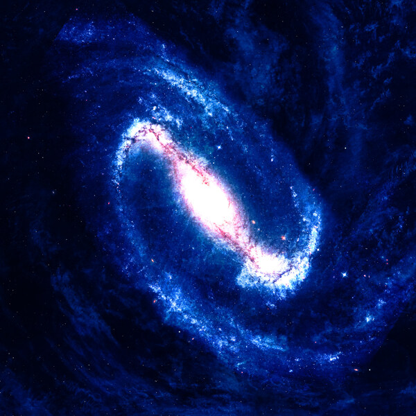 蓝色美丽宇宙图片