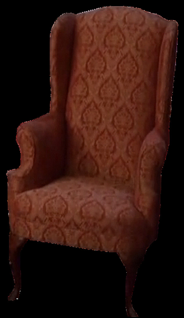 红色布艺椅子免抠png透明素材