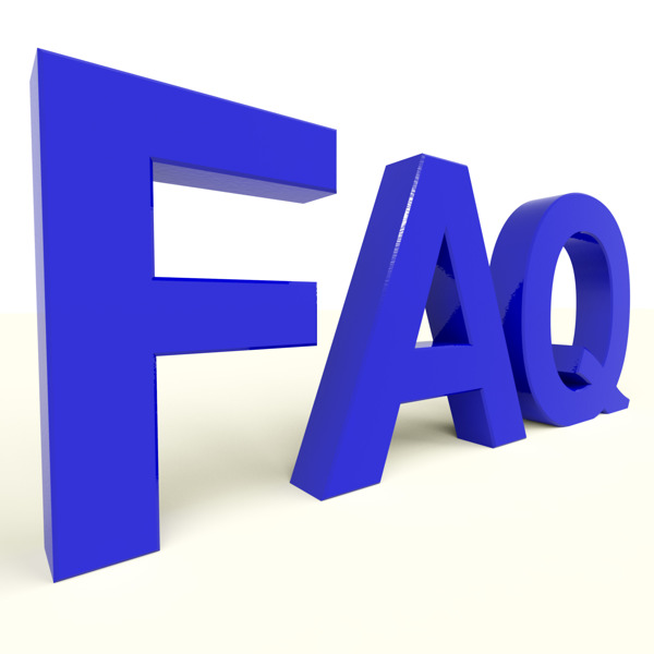 FAQ字显示信息和答案