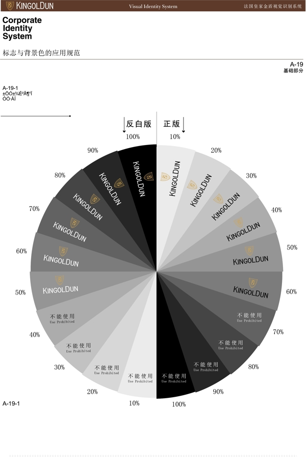 服饰法国皇家金盾服饰VI矢量CDR文件VI设计VI宝典