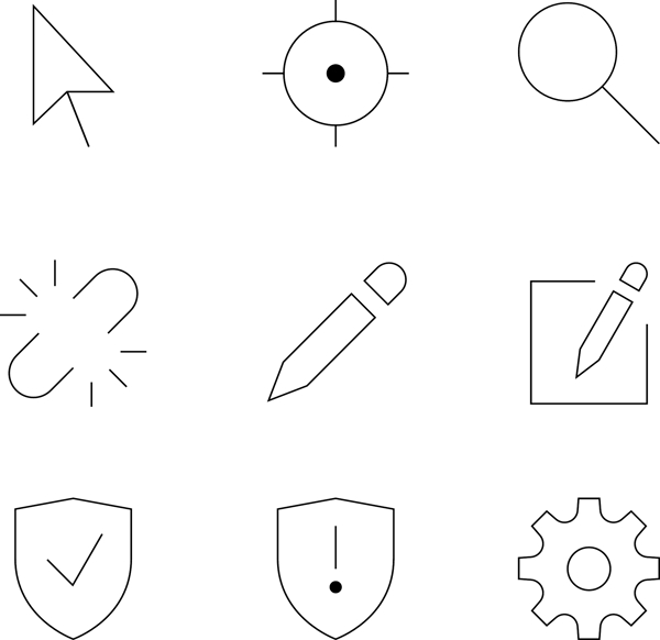 线性商务icon图标素材