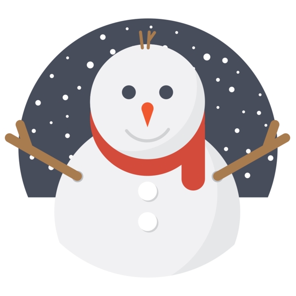 网页UI圣诞节圣诞元素雪人icon图标