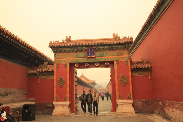 北京故宫城门图片