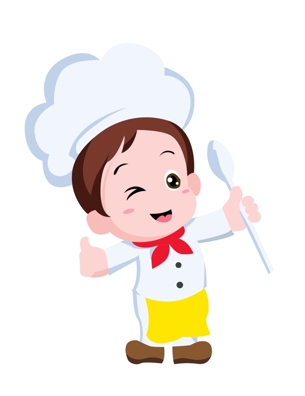 卡通小厨师