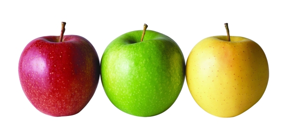 高清晰苹果三色抠图格式