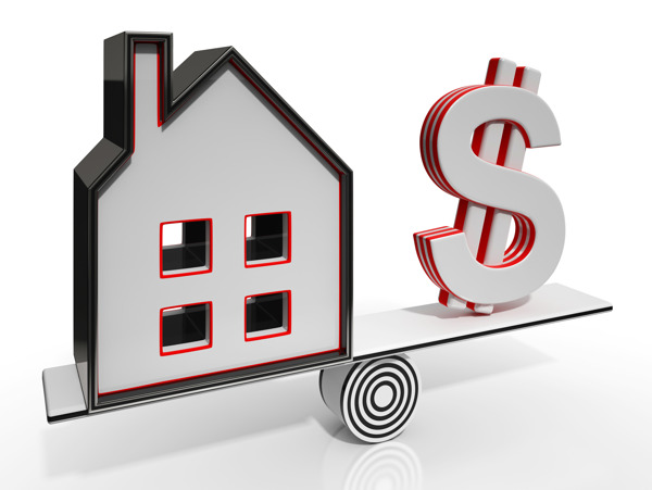 房子和美元平衡表明投资