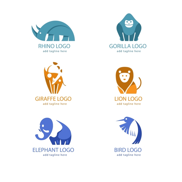 动物logo设计