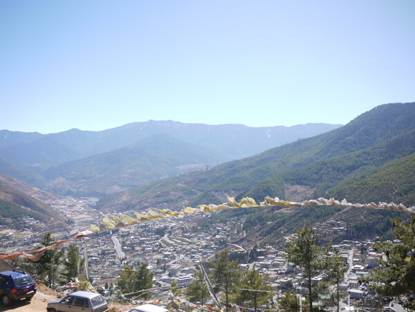 俯瞰不丹图片
