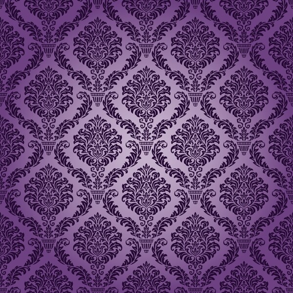 紫矢量格子纹图片