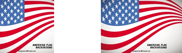 美国国旗背景矢量设计素材