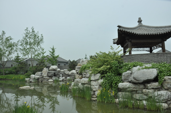 中式园林照片图片