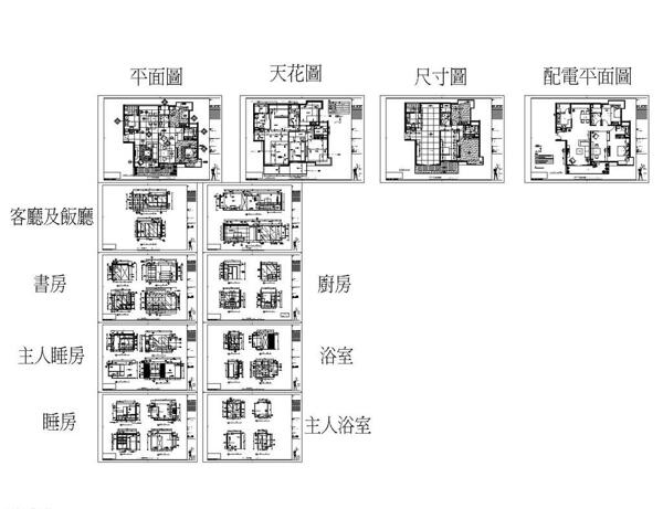 室内设计施工图全套