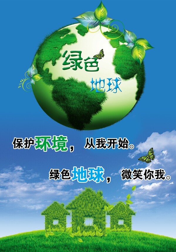 爱护环境海报