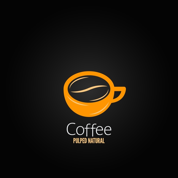 茶叶咖啡卡通符号素材标志商标