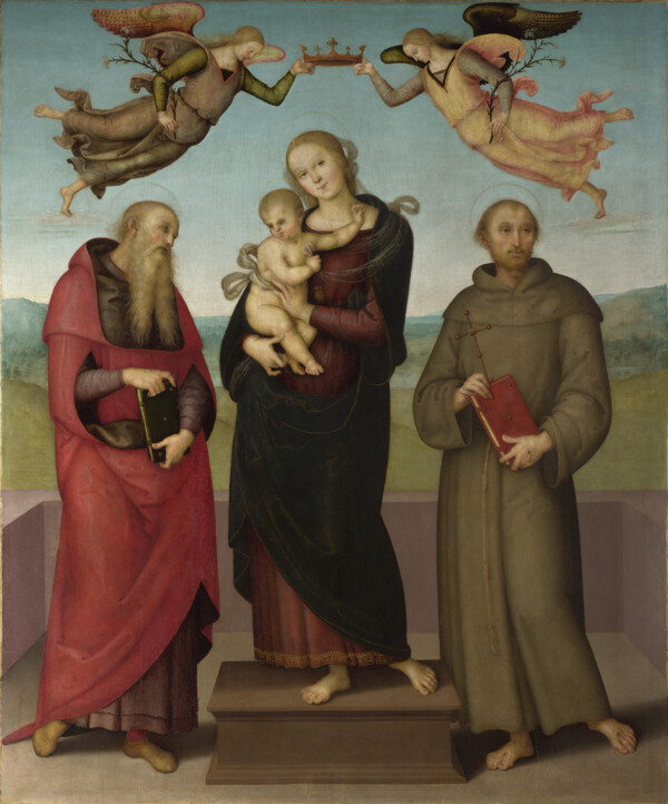 圣母圣婴与圣杰罗姆和弗朗西斯图片