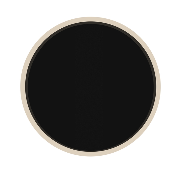 黑色圆弧主题圆圈元素