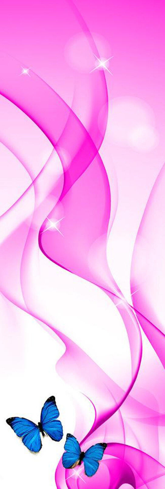 紫色花纹美容宣传单背景