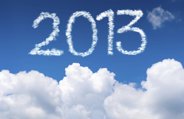 2013天空云朵字图片