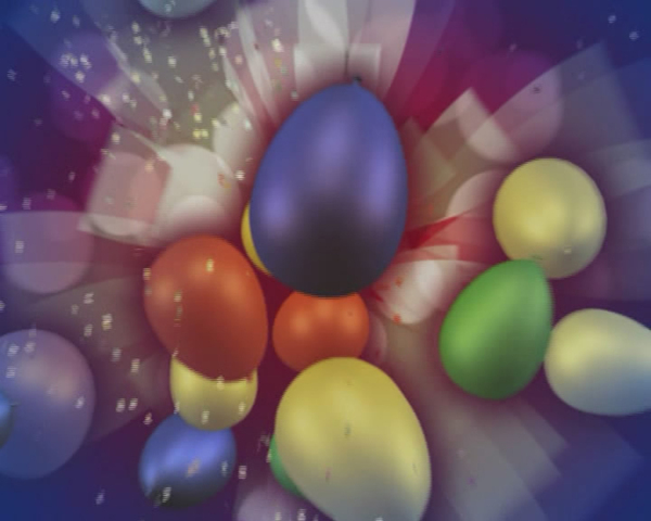 欢快喜庆的节日庆典气球视频素材1