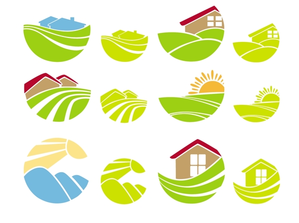 农业环保logo