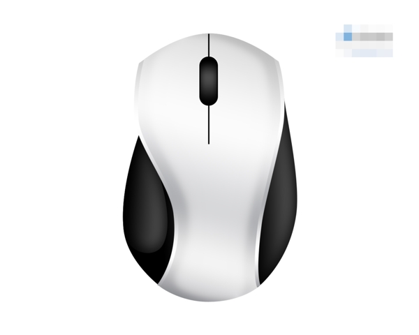 黑灰色电脑鼠标icon图标