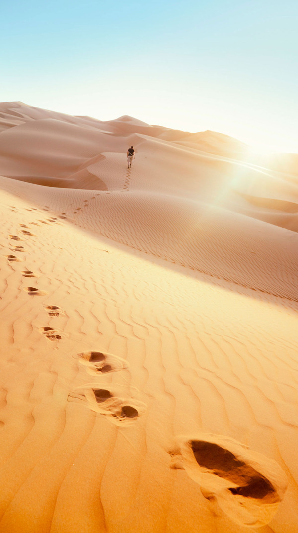 沙漠阳光H5背景素材