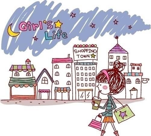 女生的生活GirlsLife逛街购物图片