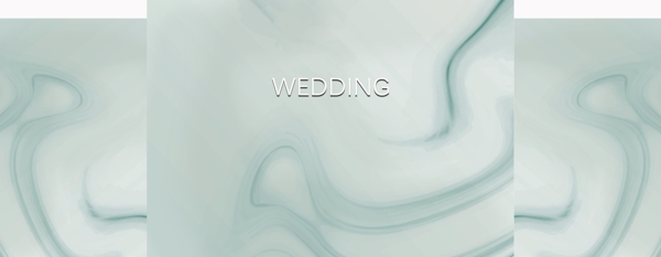 绿色婚礼背景设计图片