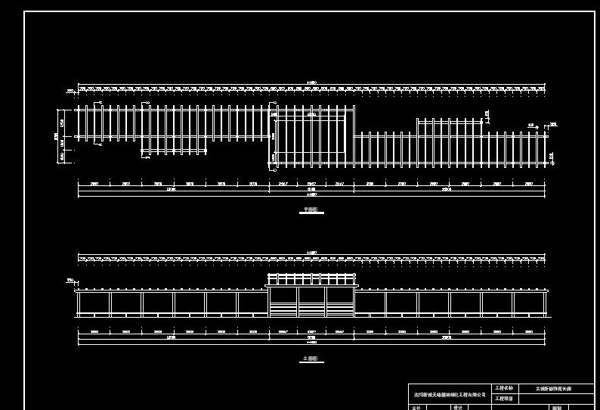 长廊cad是施工图图片