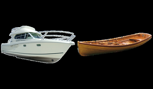 游艇小木船图片免抠png透明图层素材