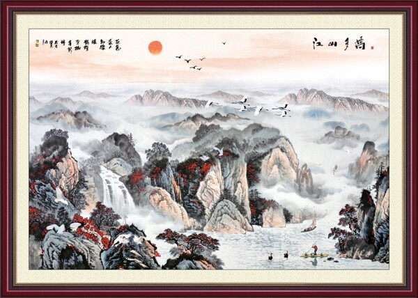 山水画巨贴风景画图片