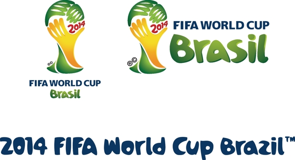 巴西世界杯会徽及标准字