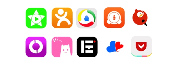 各类app元素手机素材logo图标集合
