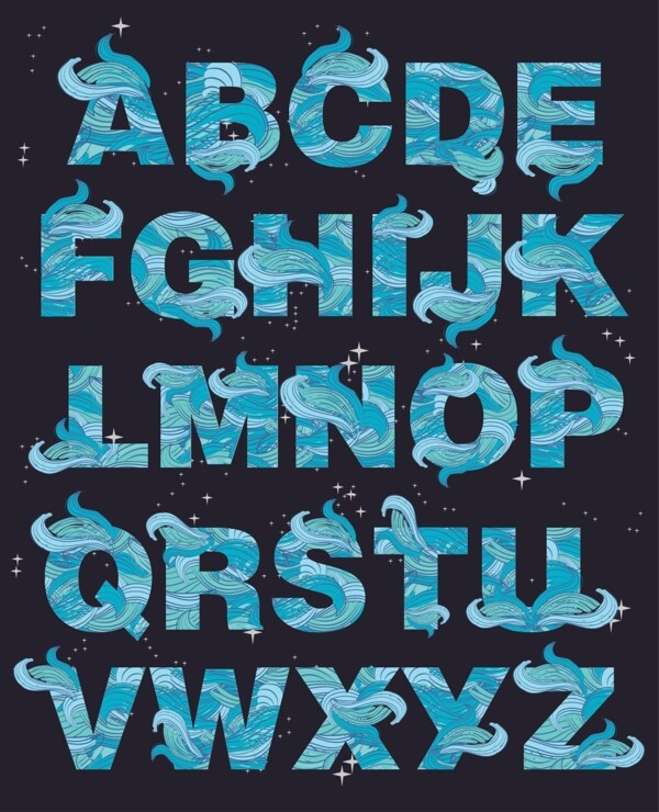 海洋字母