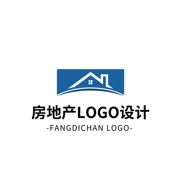 简约大气创意房地产logo标志设计