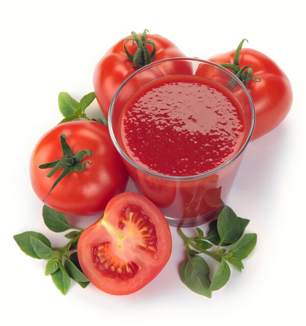 一杯番茄汁图片