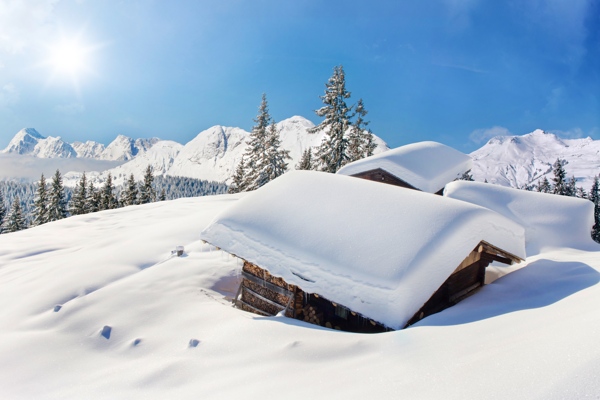 长白山雪景雪乡