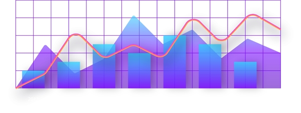 曲线矢量数据分析PPT商务