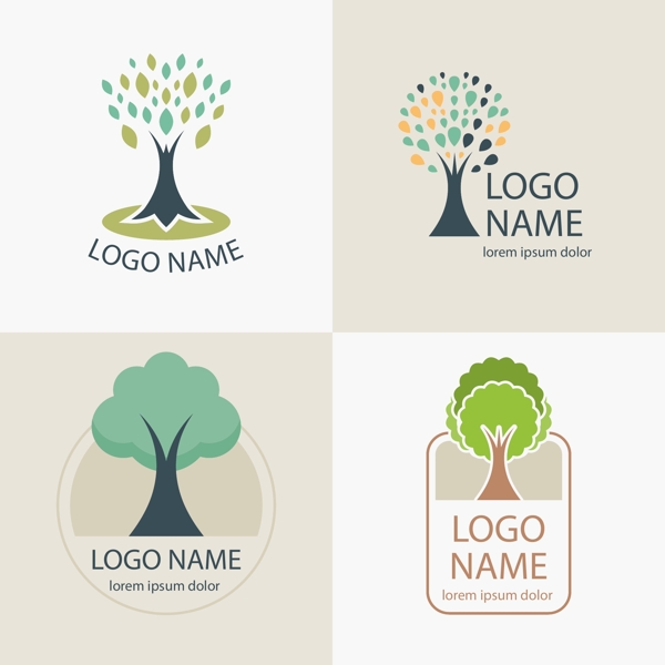 创意树型logo设计