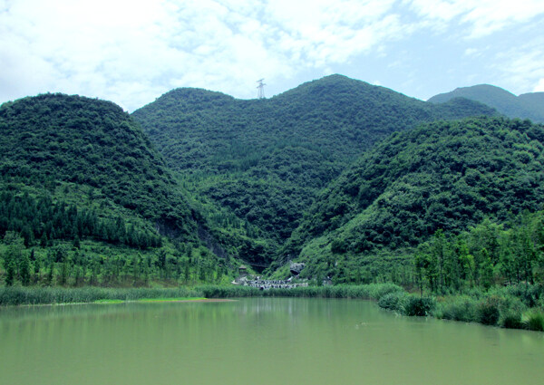 绿水青山图片