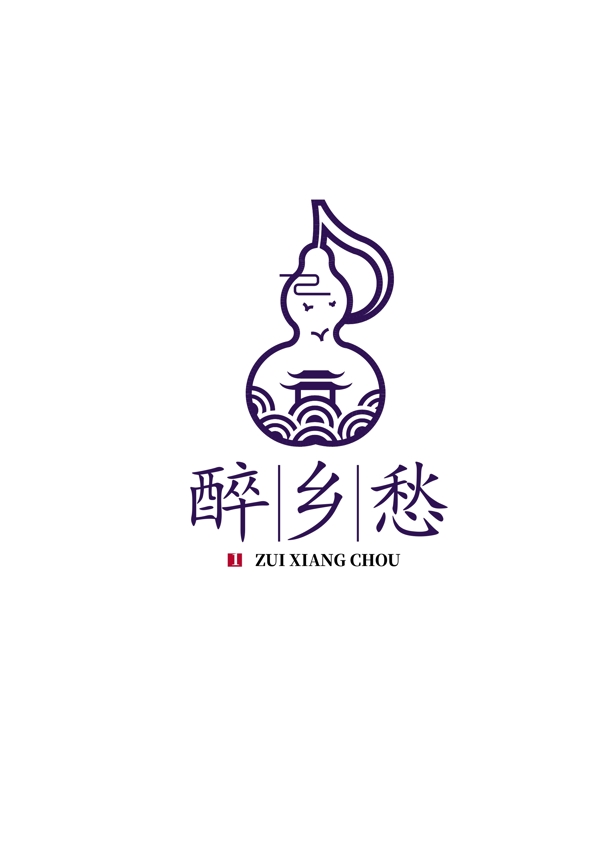 古风风景葫芦logo