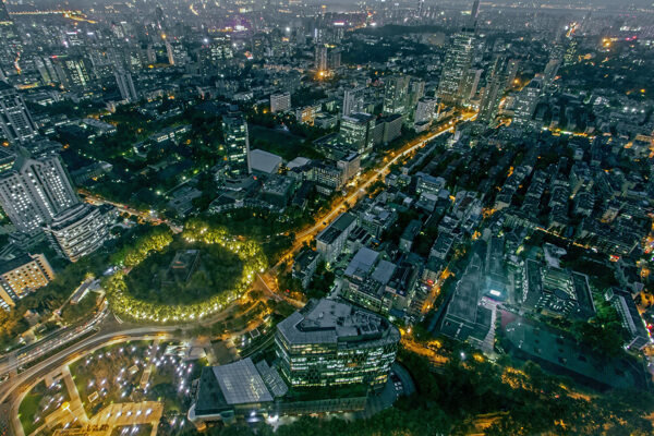 南京鼓楼区夜景