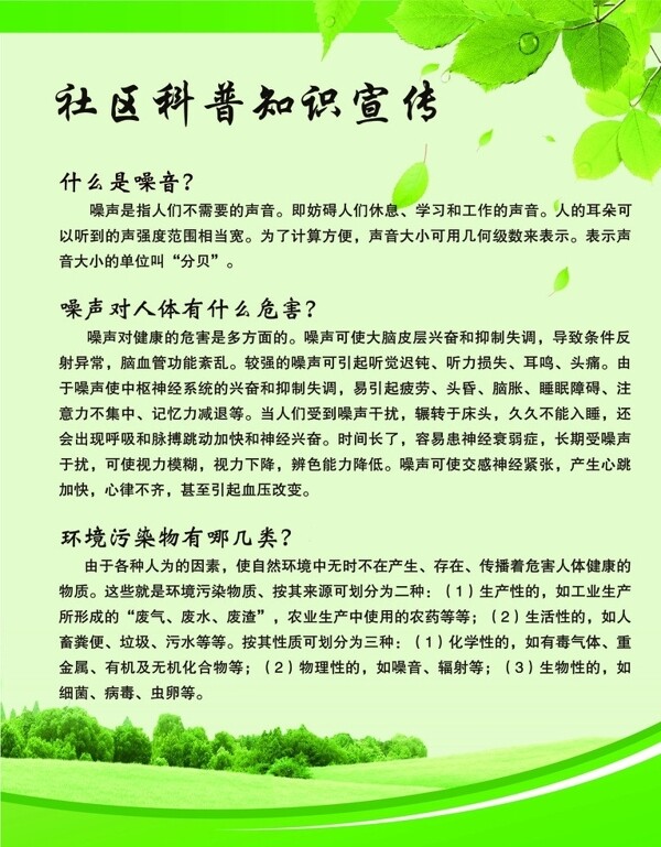 科普知识宣传图片