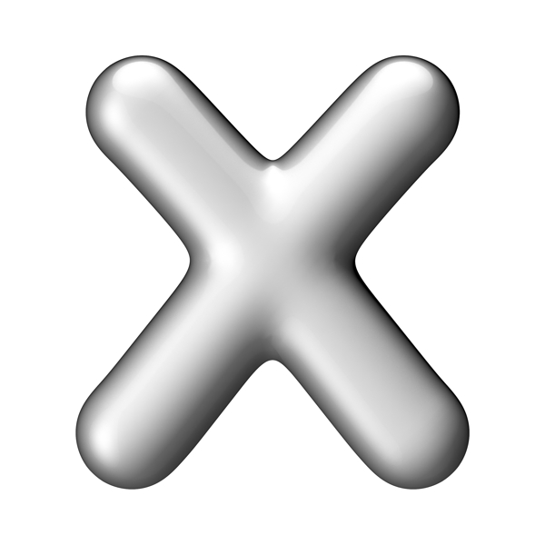 字母X设计