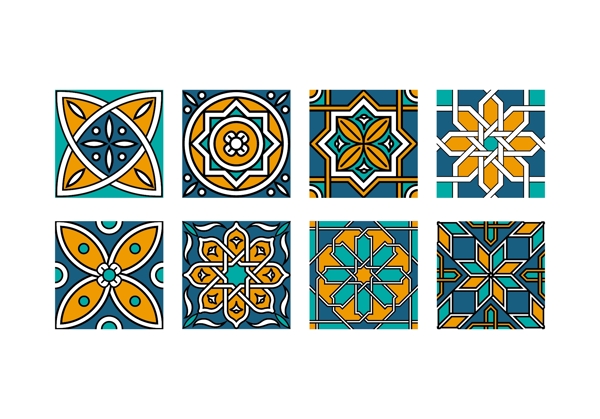 摩洛哥瓷砖向量
