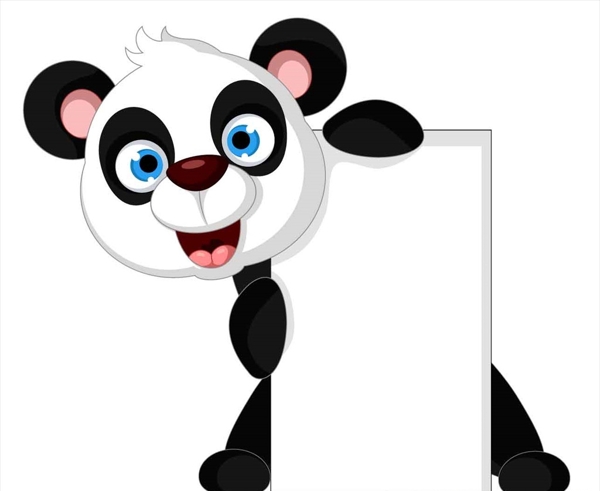 大熊猫卡通素材